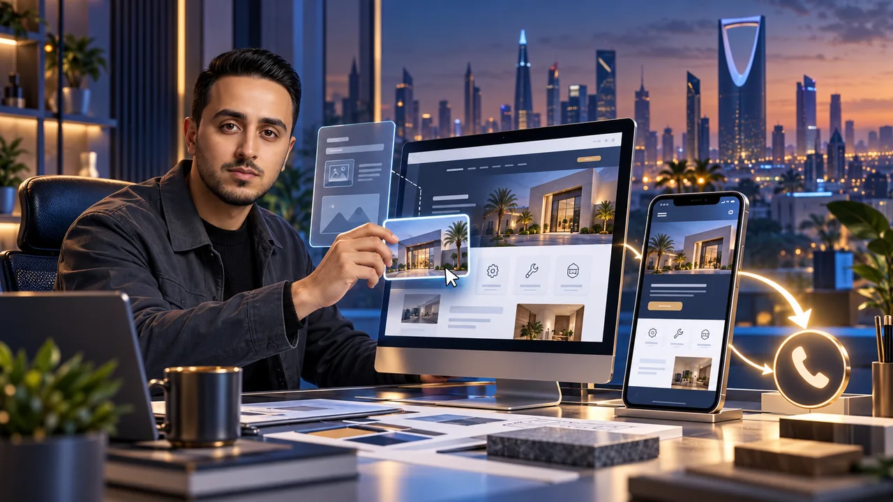 Eslam Elshikh avatar designing a business website in Riyadh